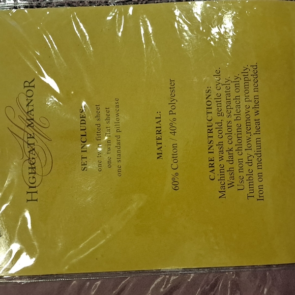 *0513 Highgate Manor Kensington Easy Care Lace Sheet Set * - Picture 3 of 4